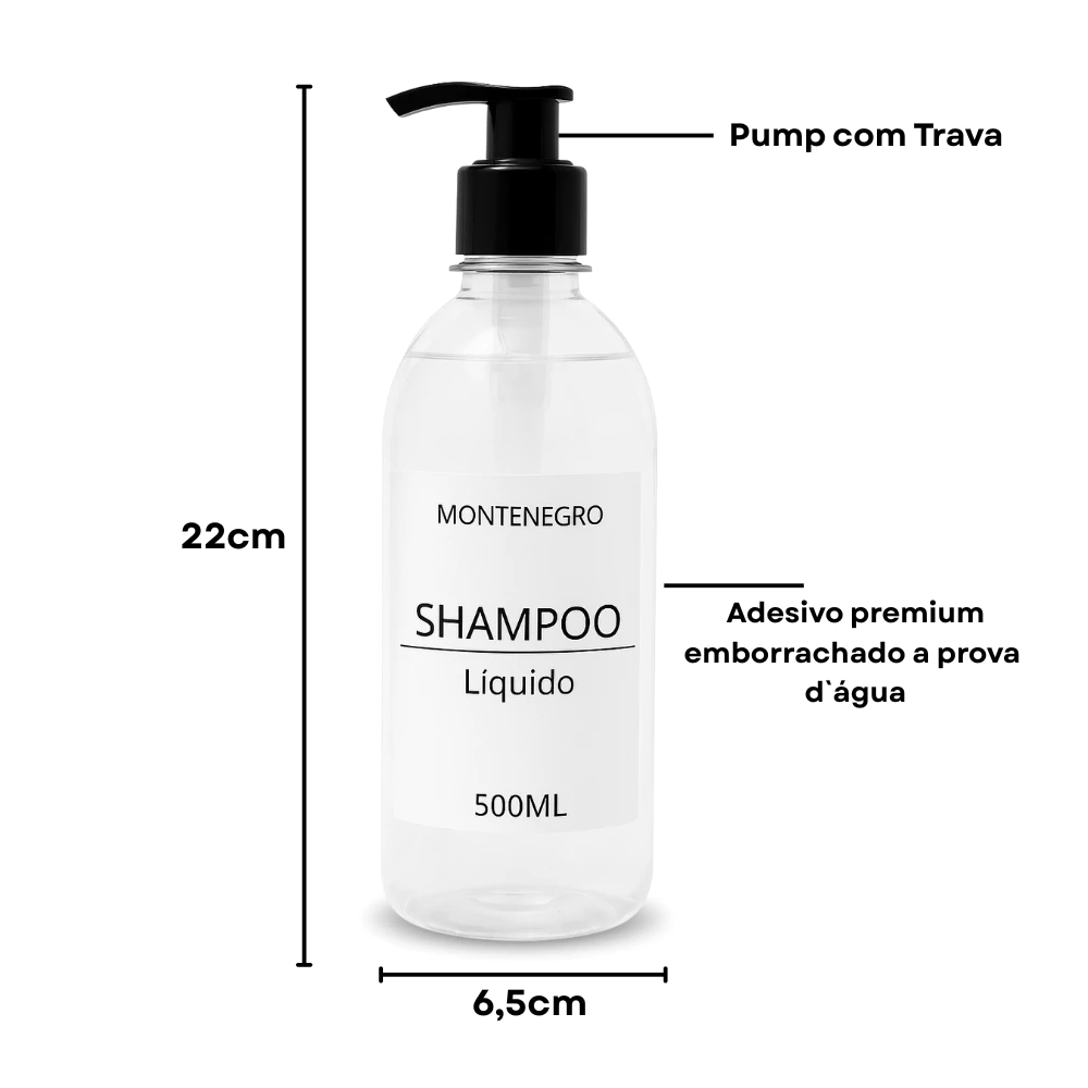 Frasco para Sabonete Líquido 500ml com Válvula Pump — A partir de 50 Unidades - Imagem 3
