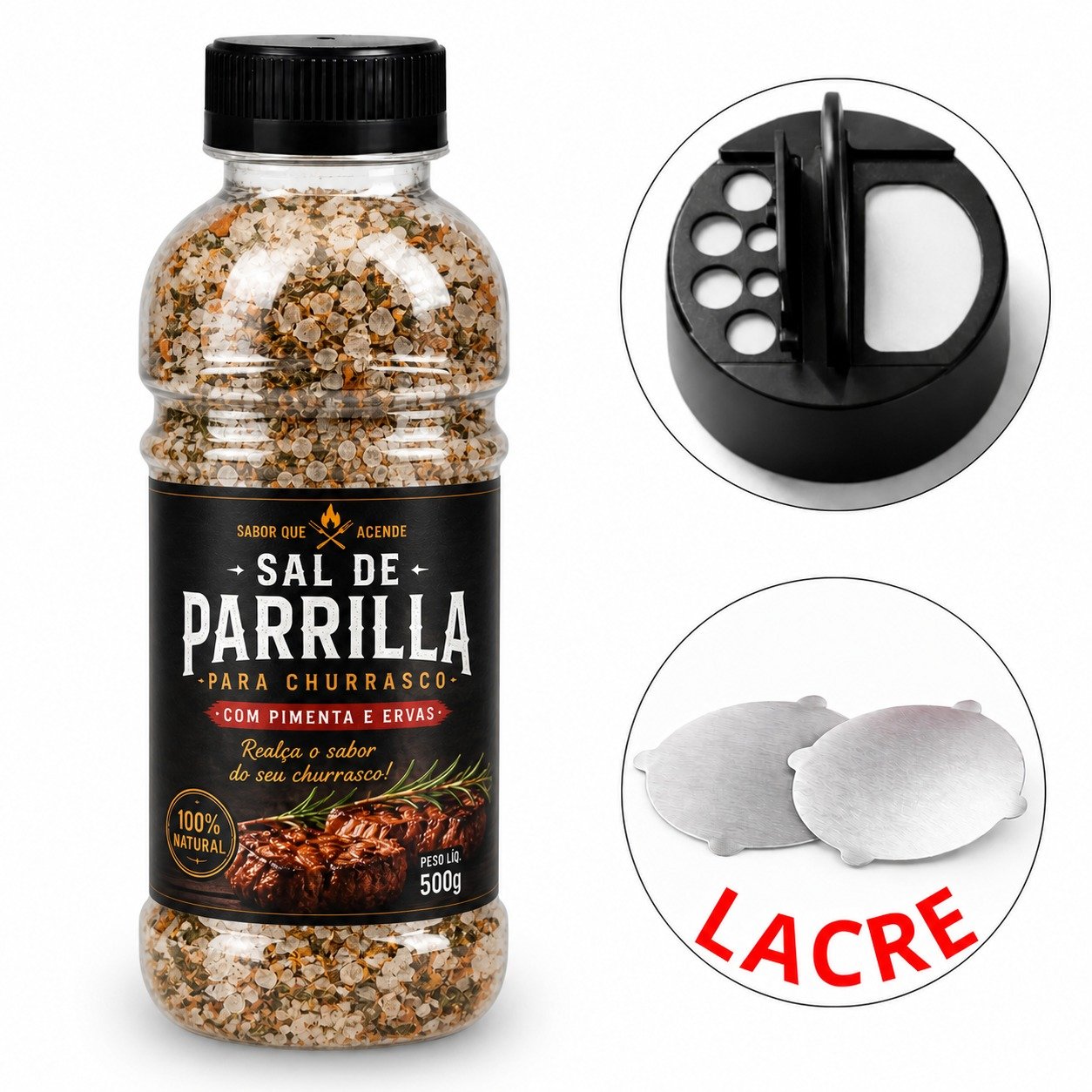 Frasco PCO38 Cristal 500ml — Fardo 150 unidades - Imagem 2