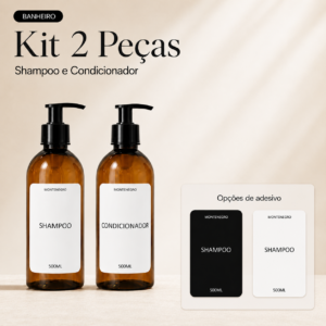 Kit Banheiro 2 Peças — Shampoo + Condicionador