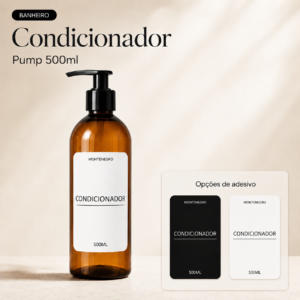 Frasco Condicionador Pump 500ml — Banheiro