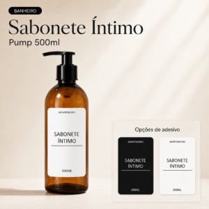 Frasco Sabonete Íntimo Pump 500ml — Banheiro